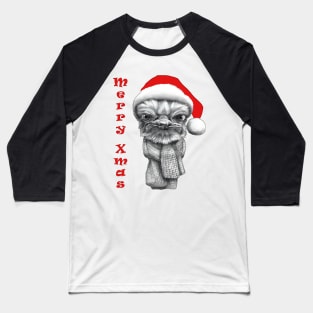 Merry Xmas Ostrich G2016-145 Baseball T-Shirt